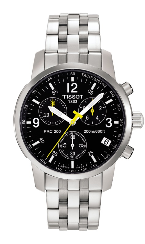 AAA 1:1 Replica Tissot-T-Sport-PRC200 Mens Watches Black Dial Quartz 39.8MM T17.1.586.52 Watch
