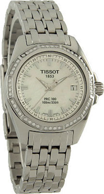 AAA 1:1 Replica Tissot-T-Sport-PRC100 Ladies Watches Silver Dial Swiss Quartz 33MM T22.1.181.21 Watch