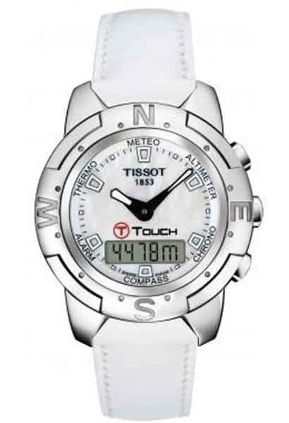 AAA 1:1 Replica Tissot-T-Tactile Mens Watches Pearl Dial Quartz T33.7.658.81 Watch