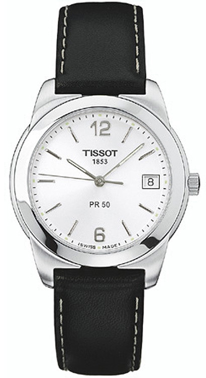 AAA 1:1 Replica Tissot-T-classic Mens Watches White Dial Quartz 37MM T34.1.421.32 Watch