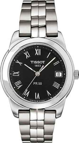 AAA 1:1 Replica Tissot-T-Classic Mens Watches Black Dial Quartz T34.1.481.53 Watch
