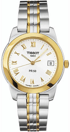 AAA 1:1 Replica Tissot-T-Classic-PR50 Mens Watches White Dial Quartz T34.2.481.13 Watch