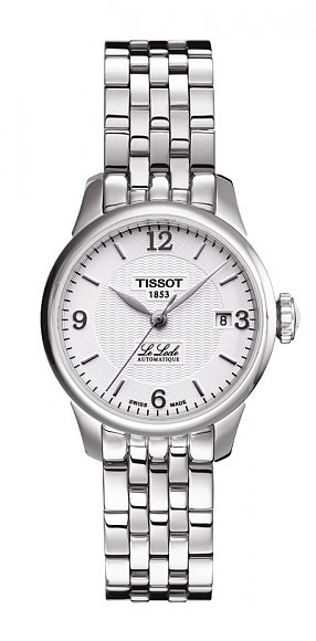 AAA 1:1 Replica Tissot-Le-Lode Ladies Watches White Dial Automatic Self-wind 25.3MM T41.1.183.34 Watch