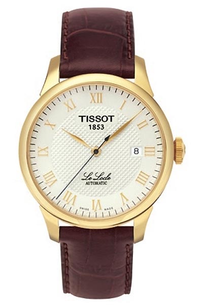 AAA 1:1 Replica Tissot-Le-Lode Mens Watches White Dial Automatic Self-wind 39.5MM T41.5.413.73 Watch