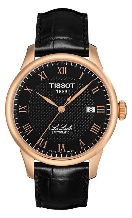 AAA 1:1 Replica Tissot-Le-Lode Mens Watches Black Dial Automatic Self-wind 39.3MM T41.5.423.53 Watch