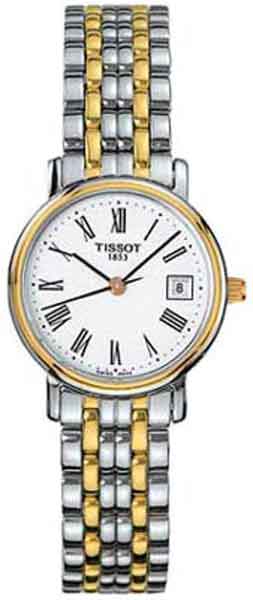 AAA 1:1 Replica Tissot-Desire Ladies Watches White Dial 24MM T52.2.281.13 Watch