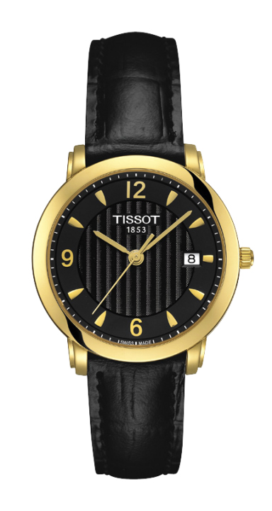 AAA 1:1 Replica Tissot-T-gold Ladies Watches Black Dial Quartz 28MM T71.3.134.54 Watch