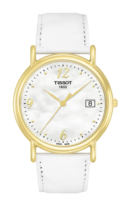 AAA 1:1 Replica Tissot-T-gold Mens Watches Mother Of Pearl Dial Quartz 33.65MM T71.3.429.74 Watch