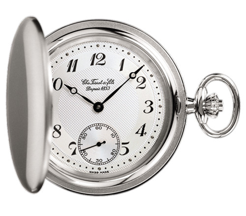AAA 1:1 Replica Tissot-T-pocket Watches White Dial Mechanical 44.82MM T83.1.406.12 Watch