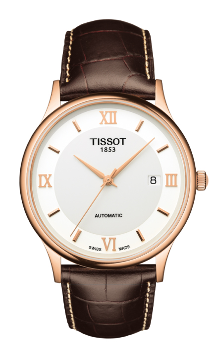 AAA 1:1 Replica Tissot-T-gold Mens Watches White Dial Automatic 39MM T914.407.76.018.00 Watch