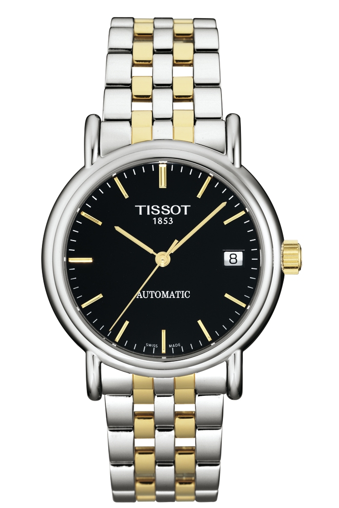 AAA 1:1 Replica Tissot-Carson Mens Watches Black Dial Automatic 35MM T95.2.483.51 Watch