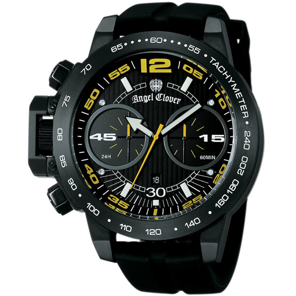 AAA 1:1 Replica Angel-Clover-Time-Craft Mens Watches Black Dial Quartz 50MM TC50BBK Watch