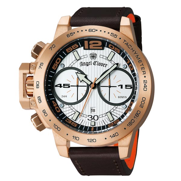 AAA 1:1 Replica Angel-Clover-Time-Craft Mens Watches Silver Dial Quartz 50MM TC50PSV-BW Watch