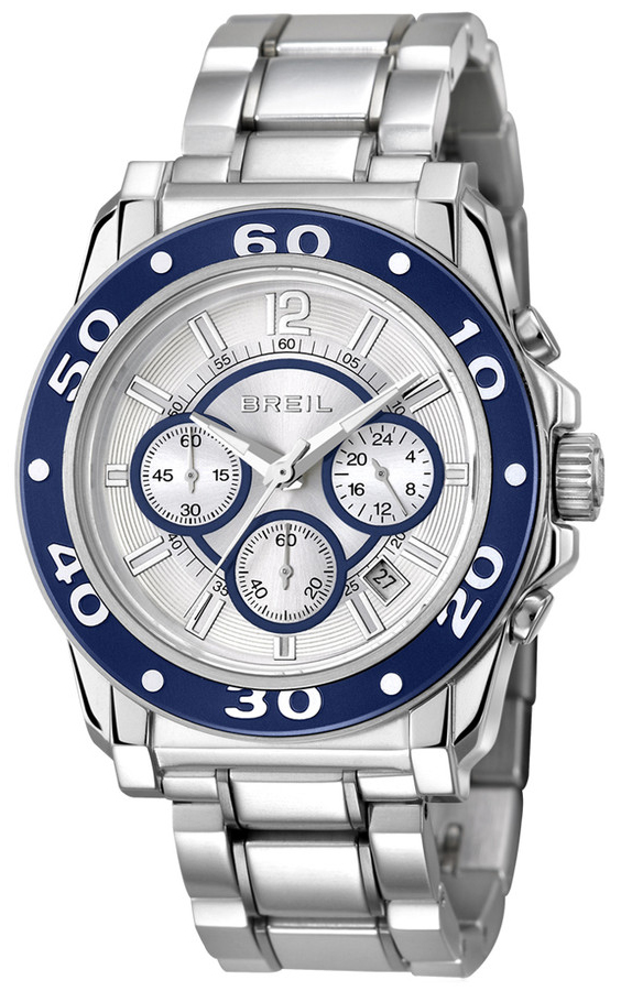 AAA 1:1 Replica Breil Mens Watches Silver Dial Quartz 41.5MM TW1103 Watch