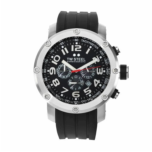 AAA 1:1 Replica TW-Steel Mens Watches Black Dial Quartz 48MM TW121 Watch
