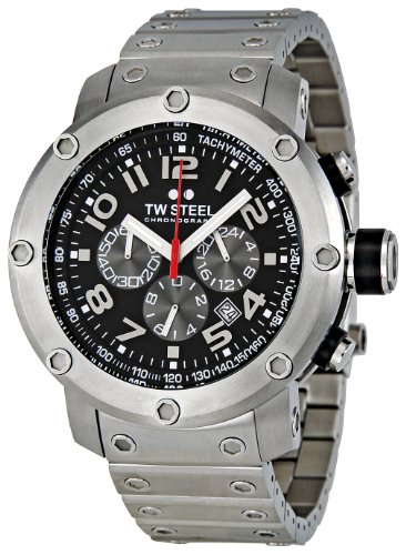 AAA 1:1 Replica TW-Steel Mens Watches Black Dial Quartz 45MM TW126 Watch