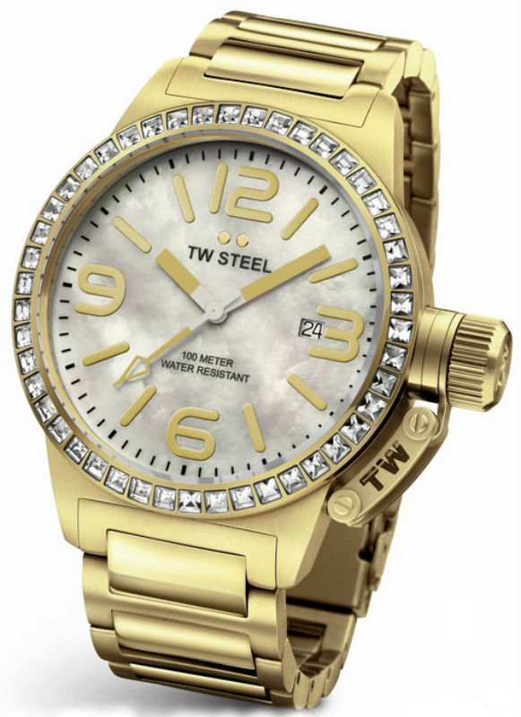 AAA 1:1 Replica TW-Steel-Women Ladies Watches Gold Dial Quartz 40MM TW310 Watch