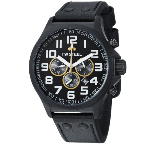 AAA 1:1 Replica TW-Steel Mens Watches Black Dial Quartz 45MM TW677R Watch