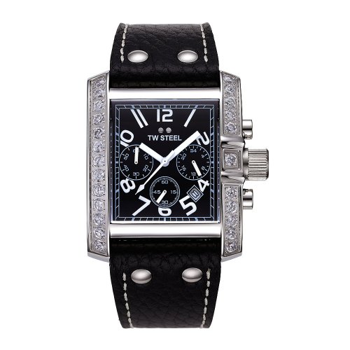 AAA 1:1 Replica TW-Steel-Women Ladies Watches Black Dial Quartz 37MM TW79 Watch