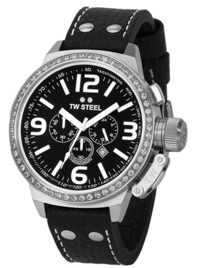 AAA 1:1 Replica TW-Steel Mens Watches Black Dial Quartz 50MM TW9 Watch