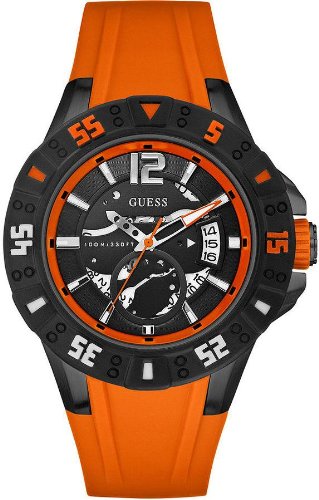 AAA 1:1 Replica Guess Mens Watches Black Dial Quartz 47MM U0034G8 Watch
