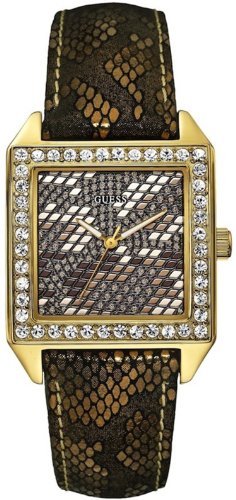 AAA 1:1 Replica Guess Ladies Watches Brown Dial Quartz 35MM U0050L2 Watch