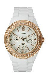 AAA 1:1 Replica Guess Ladies Watches White Dial Quartz 38MM U0062L6 Watch