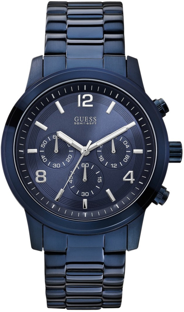 AAA 1:1 Replica Guess Mens Watches Blue Dial Quartz 44MM U0123G3 Watch
