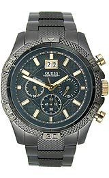 AAA 1:1 Replica Guess Mens Watches Black Dial Quartz U0177G2 Watch