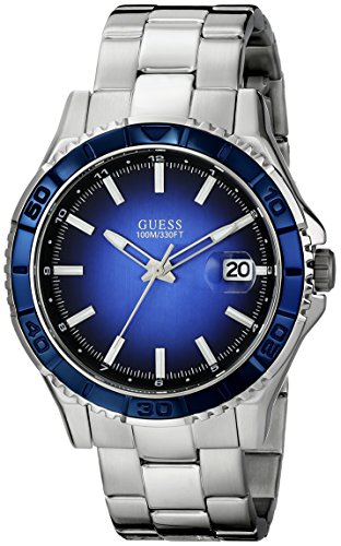AAA 1:1 Replica Guess Mens Watches Blue Dial Quartz 42MM U0244G4 Watch