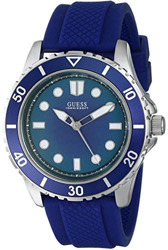 AAA 1:1 Replica Guess Mens Watches Blue Dial Quartz 44MM U0245G5 Watch