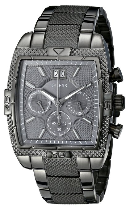 AAA 1:1 Replica Guess Mens Watches Gray Dial Quartz 40.5MM U0261G2 Watch