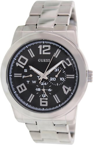 AAA 1:1 Replica Guess Mens Watches Black Dial Quartz 44MM U0264G1 Watch