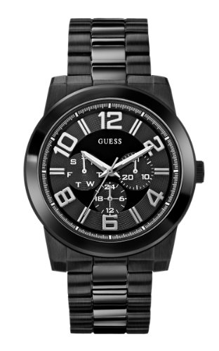 AAA 1:1 Replica Guess Mens Watches Black Dial Quartz 44MM U0264G3 Watch