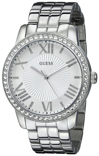 AAA 1:1 Replica Guess Ladies Watches Silver Dial Quartz 42MM U0329L1 Watch