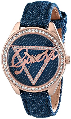 AAA 1:1 Replica Guess Ladies Watches Blue Dial Quartz 37MM U0456L6 Watch