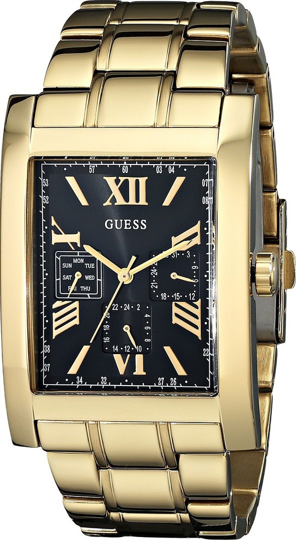 AAA 1:1 Replica Guess Mens Watches Black Dial Quartz 34MM U0484G3 Watch