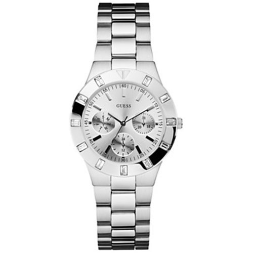 AAA 1:1 Replica Guess Ladies Watches Silver Dial Japanese Quartz 36MM U10075L1 Watch