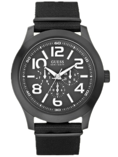 AAA 1:1 Replica Guess Mens Watches Black Dial Quartz 48.5MM U10662G1 Watch