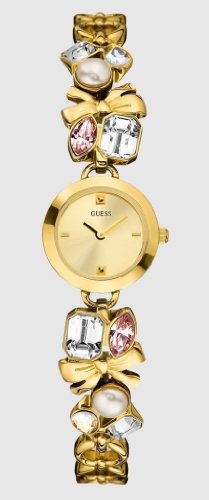 AAA 1:1 Replica Guess Ladies Watches Gold Dial Quartz 20MM U12627L1 Watch