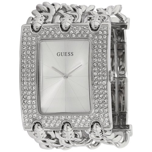 AAA 1:1 Replica Guess Ladies Watches Silver Dial Japanese Quartz 39MM U12640L1 Watch
