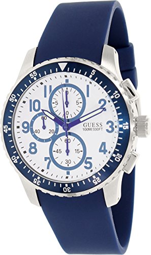 AAA 1:1 Replica Guess Mens Watches White Dial Quartz 44MM U12651G2 Watch