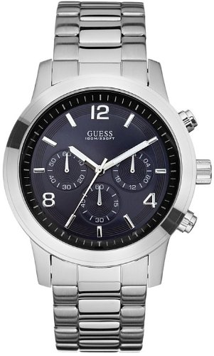 AAA 1:1 Replica Guess Mens Watches Blue Dial Quartz 40MM U13577G2 Watch