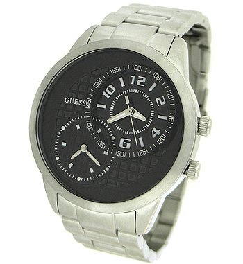 AAA 1:1 Replica Guess Mens Watches Black Dial Quartz 45MM U13616G1 Watch