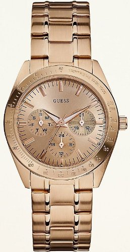 AAA 1:1 Replica Guess Ladies Watches Rose Gold Dial Japanese Quartz 36MM U13623L1 Watch
