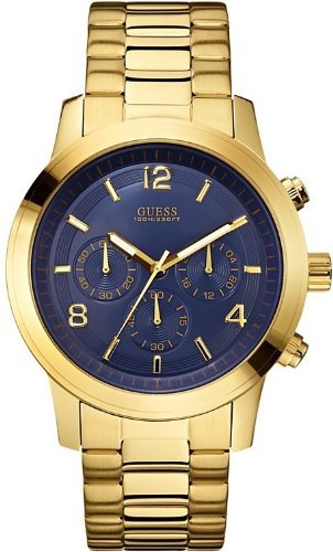 AAA 1:1 Replica Guess Mens Watches Blue Dial Quartz 44MM U15061G3 Watch