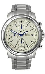 AAA 1:1 Replica Guess Mens Watches White Dial Japanese Quartz 43MM U15081G1 Watch