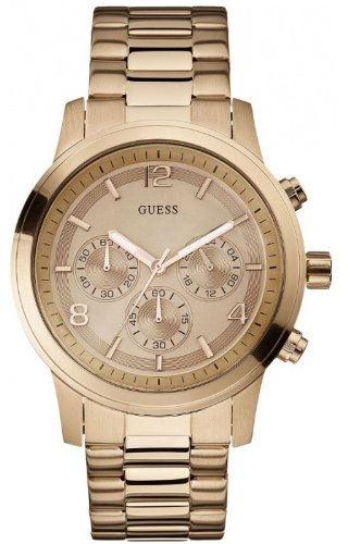 AAA 1:1 Replica Guess Mens Watches Rose Gold Dial Quartz 45MM U16003G1 Watch