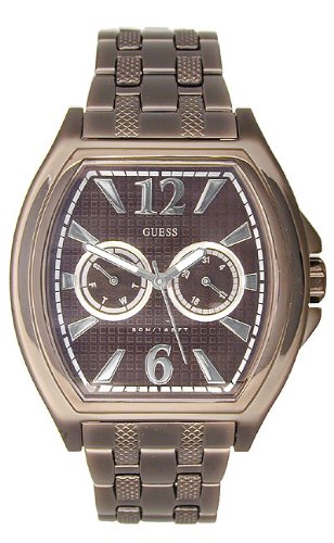 AAA 1:1 Replica Guess Mens Watches Brown Dial Japanese Quartz 42MM U18500G1 Watch