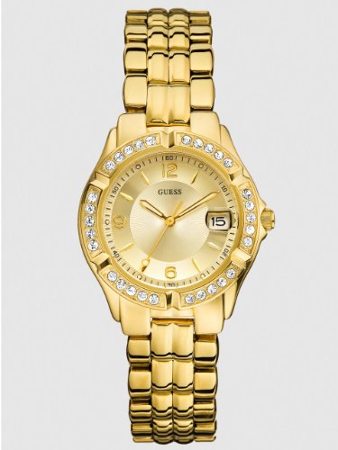 AAA 1:1 Replica Guess Ladies Watches Gold Dial Japanese Quartz 35MM U85110L1 Watch